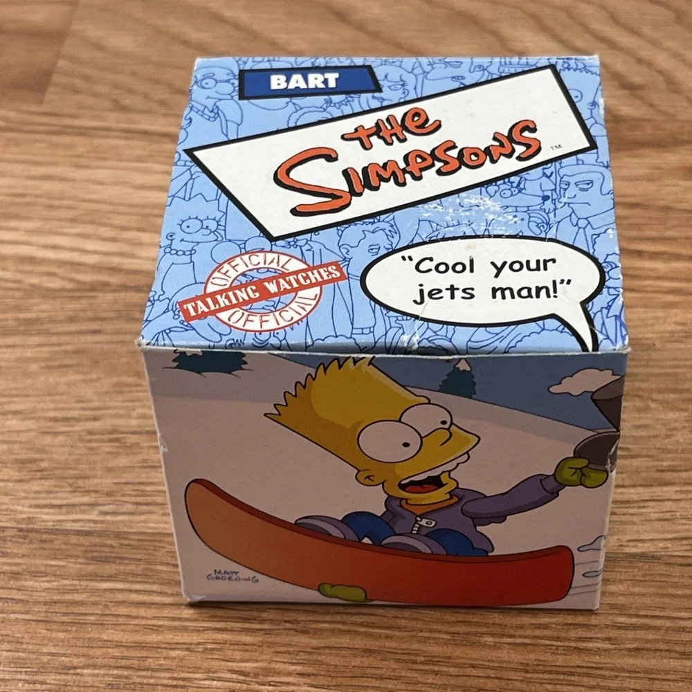 The Simpsons Bart‎ Talking Watch, Burger King 2002, NEW But Needs Battery